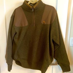 NWOT Mack’s Prairie Wings Hunter Green Sweater with Lining